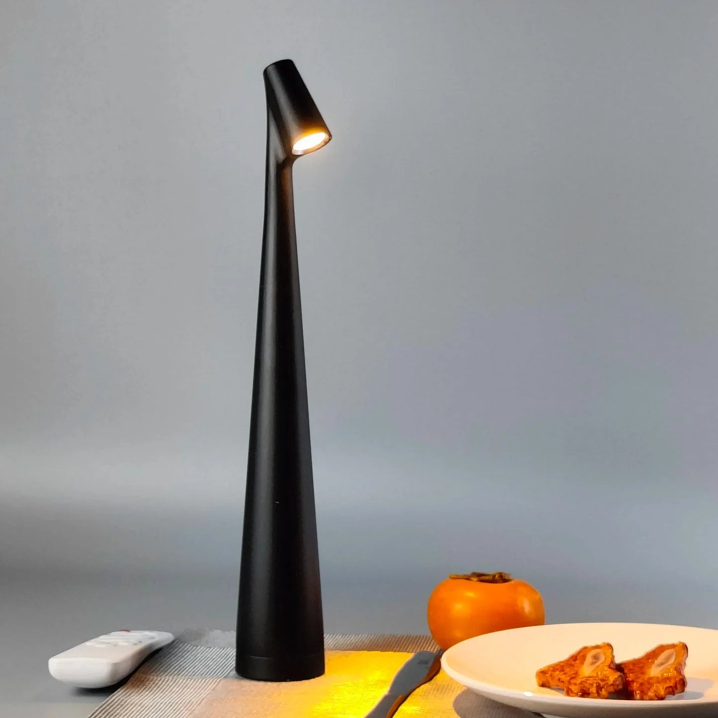 LumaLite Kabellose LED-Tischlampe – 35 cm Akku-Leuchte mit Touch & Dimmfunktion
