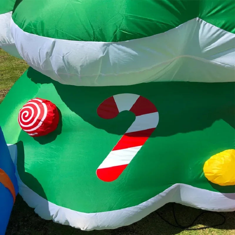 1.8m LED-Aufblasbarer Weihnachtsbaum mit Geschenken – Festliche Außen-Dekoration