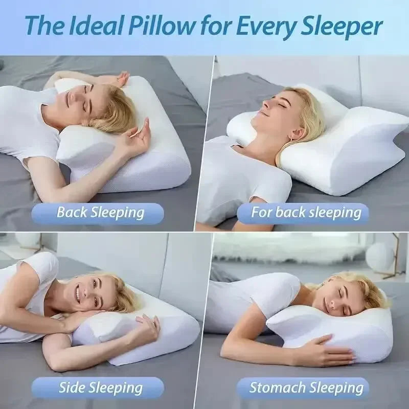 SleepRelief - Ergonomisches Schmetterlings-Memory-Schaumstoff-Kissen