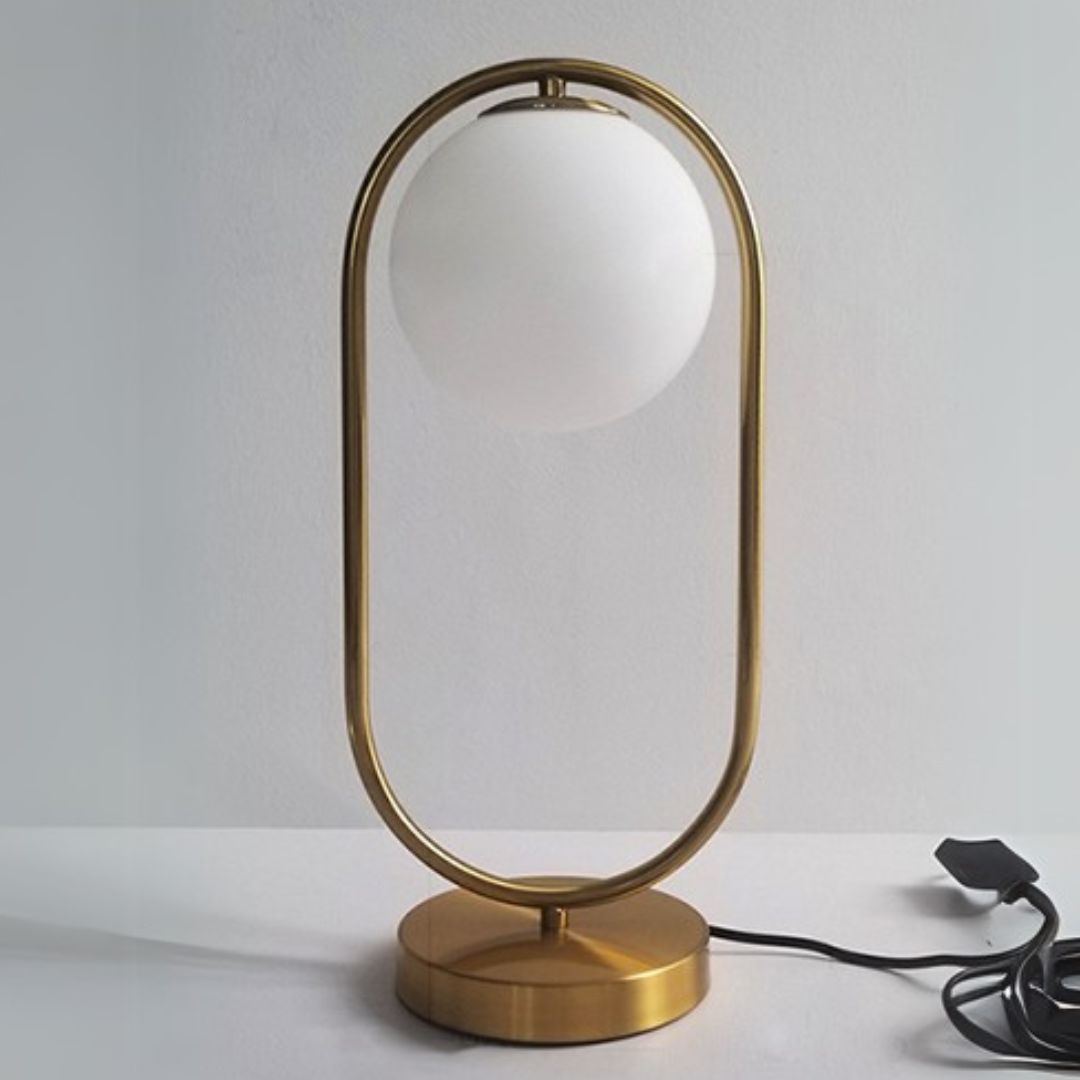 Vilnus - Moderner Glaskugel-Tischlampe