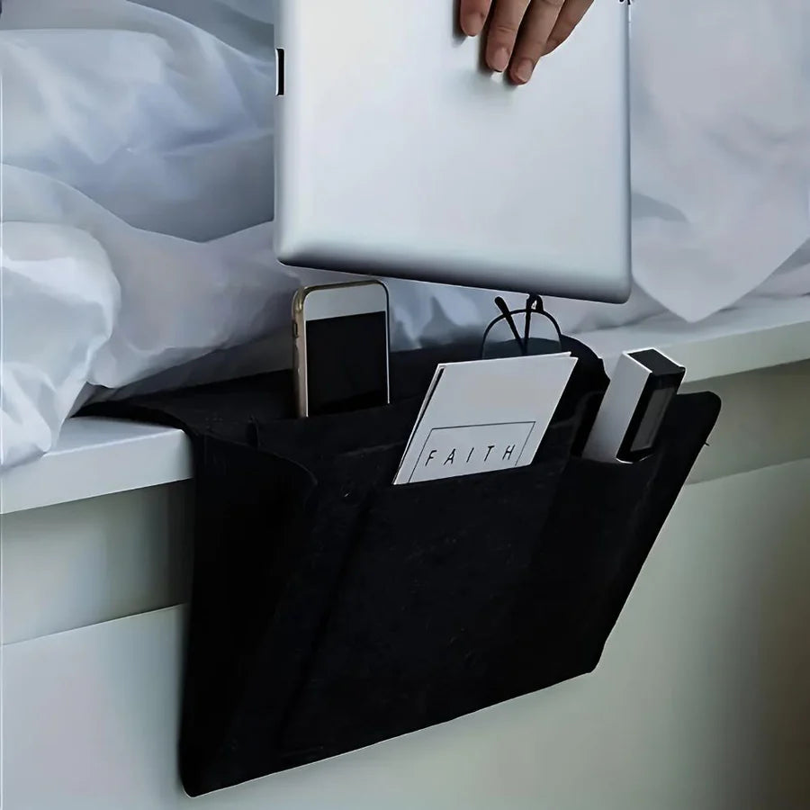 Organizator za posteljo iz filca