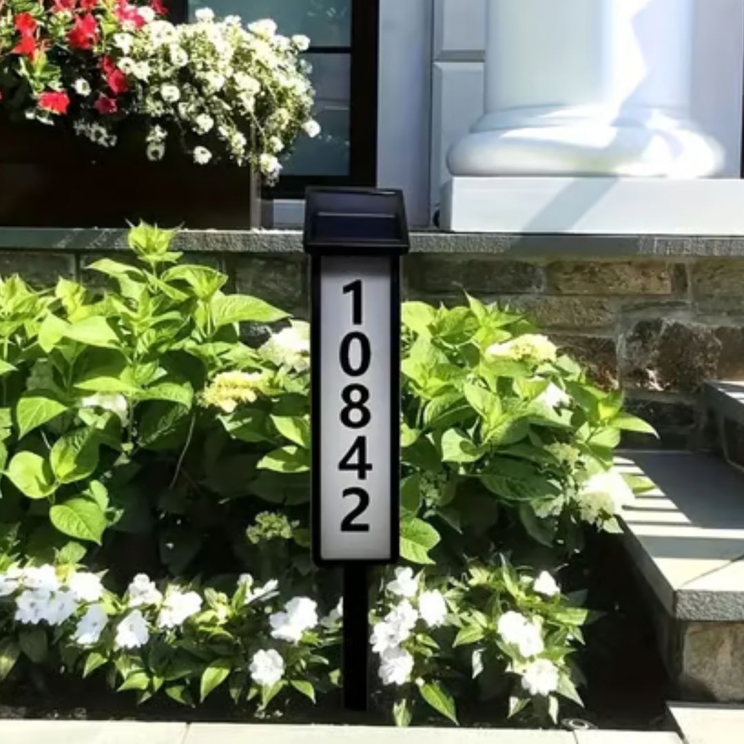 SunMark – Solar Adressschild