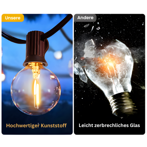 Solarbirne™ - Dvojna energija Solarbirnen svetlobna veriga
