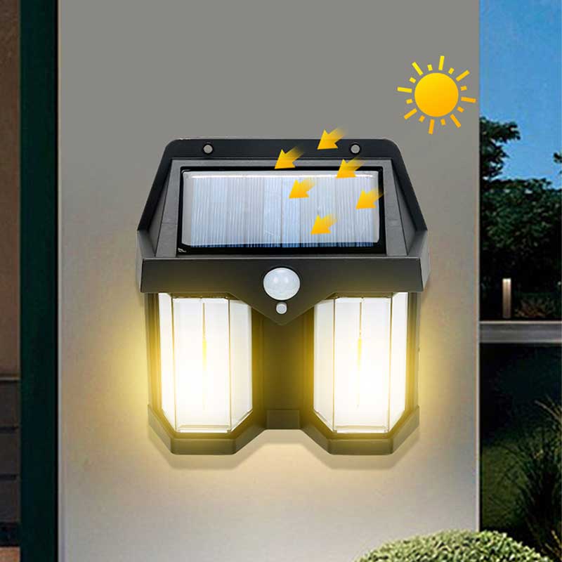 SuncrestDuo™ - IP65 Solar-Wandleuchte