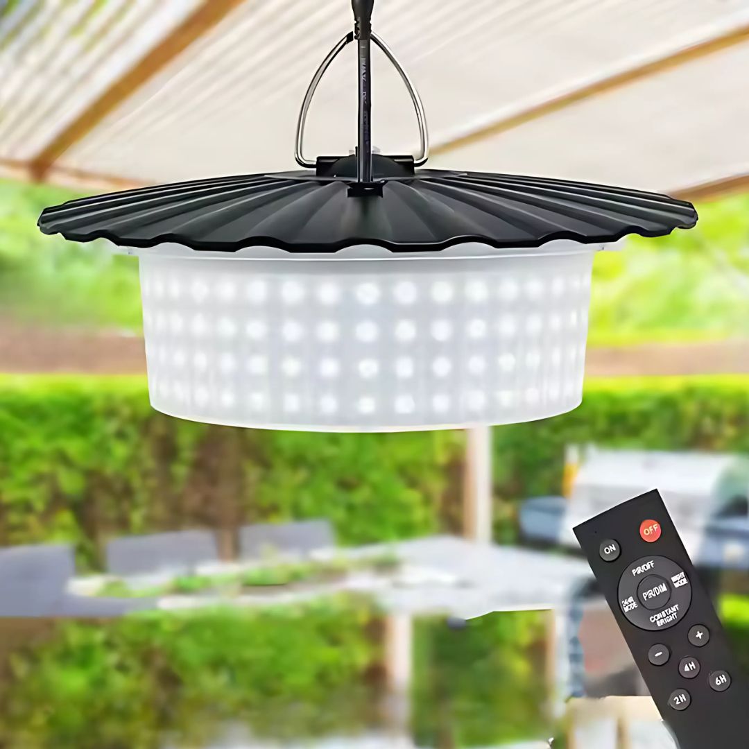 SunRay – Solarlampe für Schuppen & Scheune