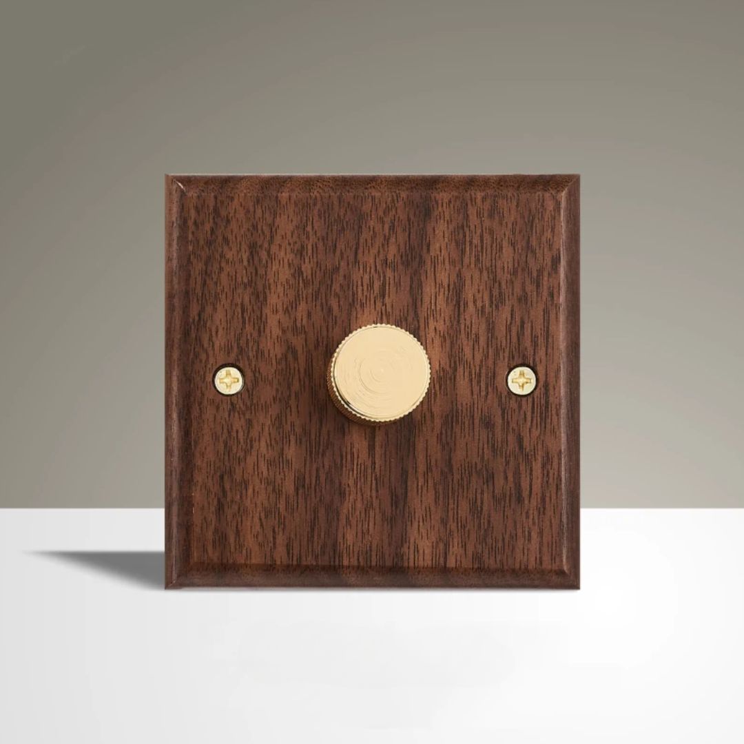 Vintage Holz Dimmschalter