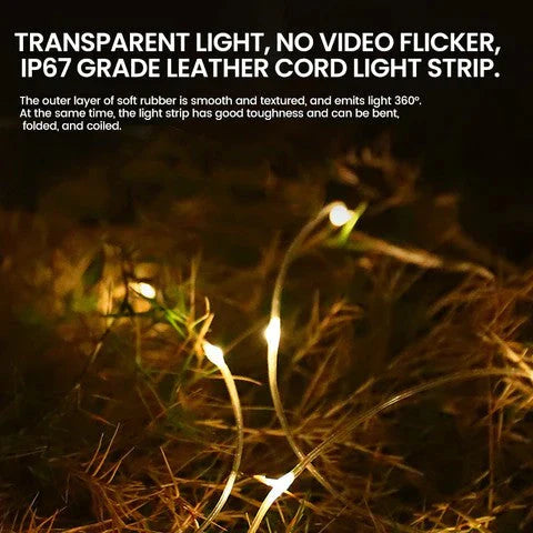 LuminTrail™ - 2-in-1 tragbare Solar-Schnurleuchte