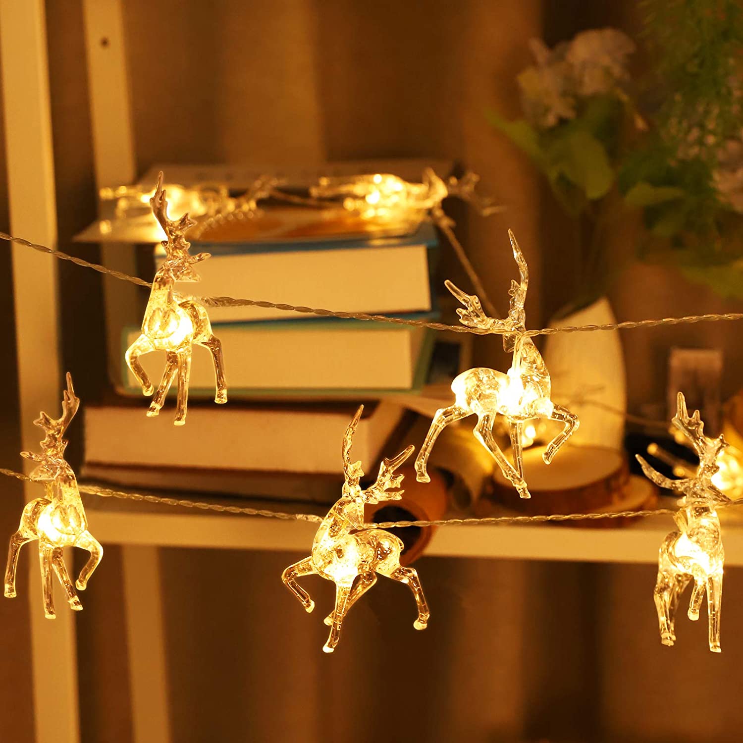 1,5M 10LED božična jelenska lučka