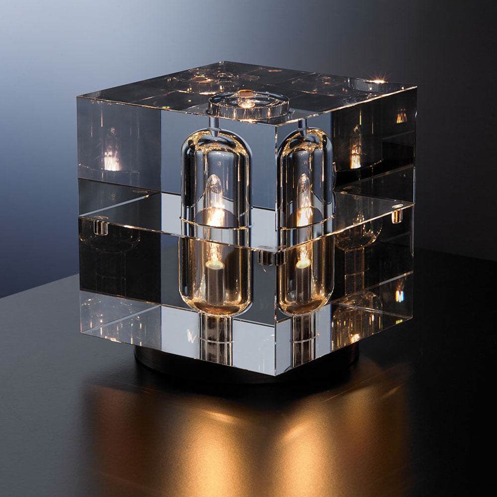 Cubelux - Nordijska LED luksuzna kristalna namizna svetilka
