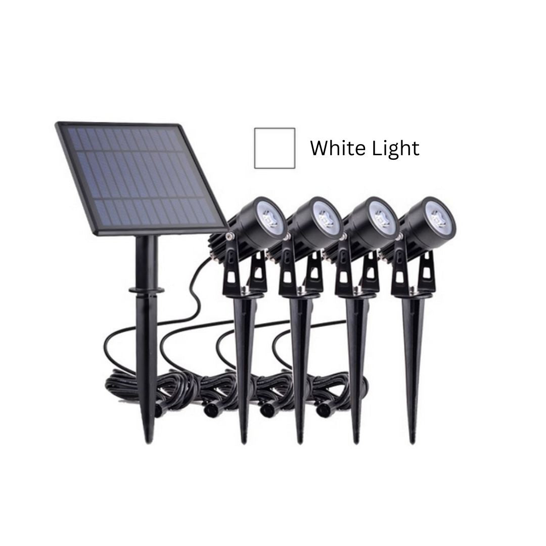 Heliora – zestaw 4 solarnych reflektorów LED do ogrodu