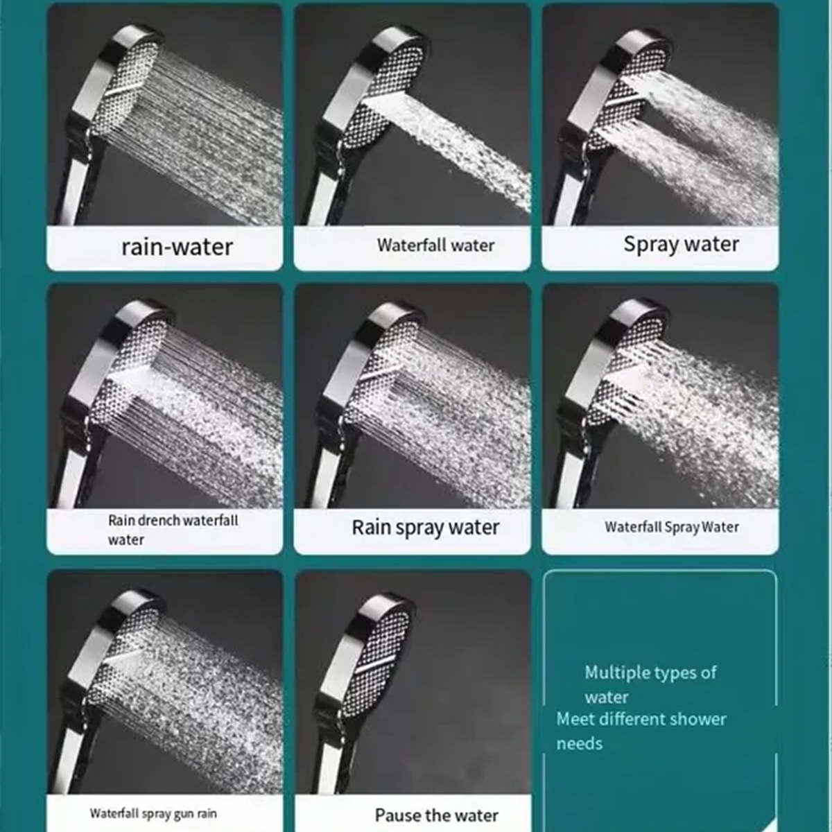 MistFlow - Hochdruck-Purifikations-Duschkopf