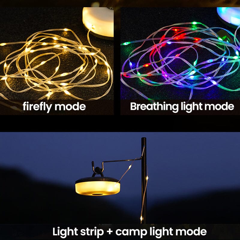 LuminTrail™ - 2-in-1 tragbare Solar-Schnurleuchte