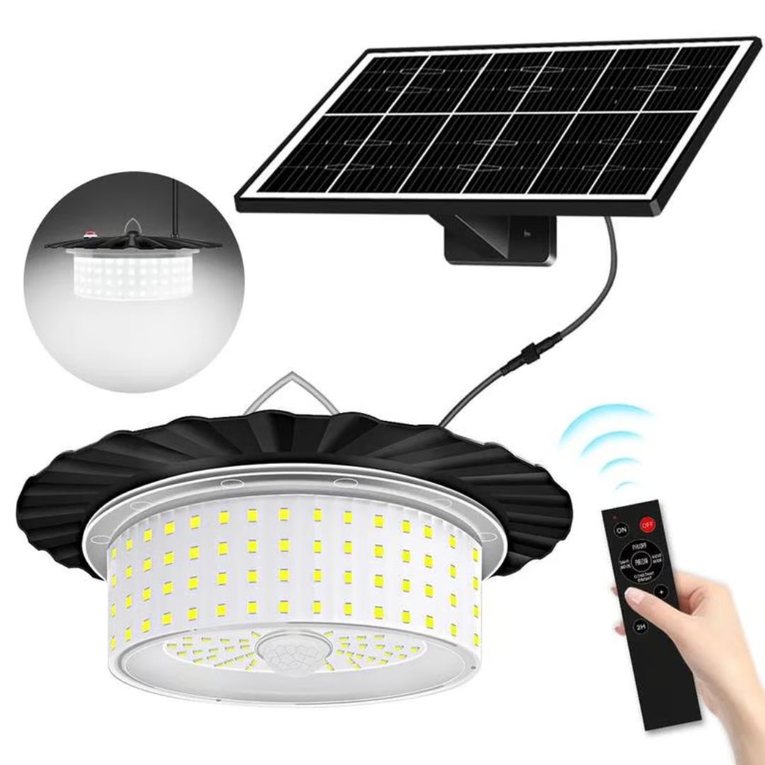 SunRay – Solarlampe für Schuppen & Scheune