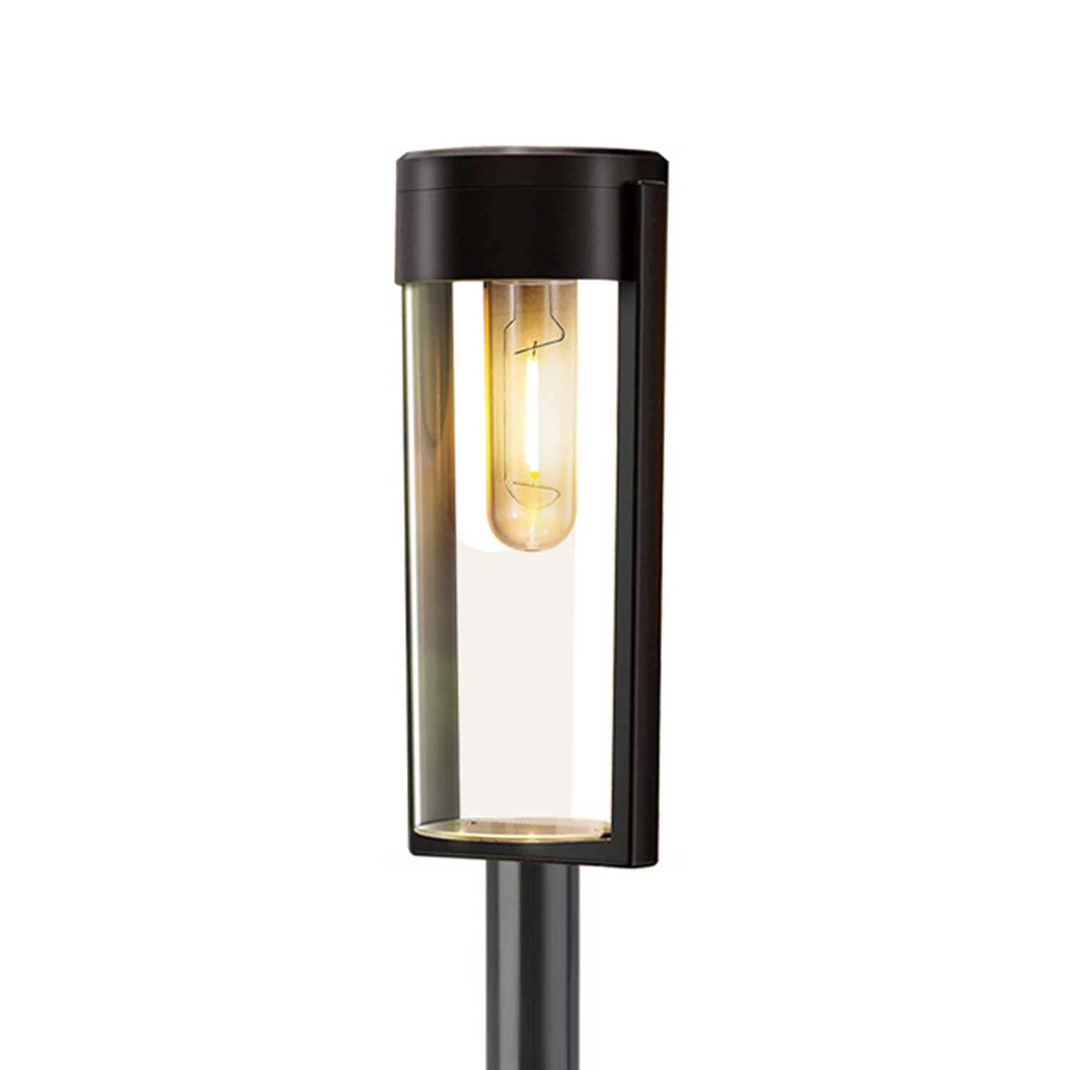 DreamScape™ - Eleganckie cylindryczne solarne lampy chodnikowe