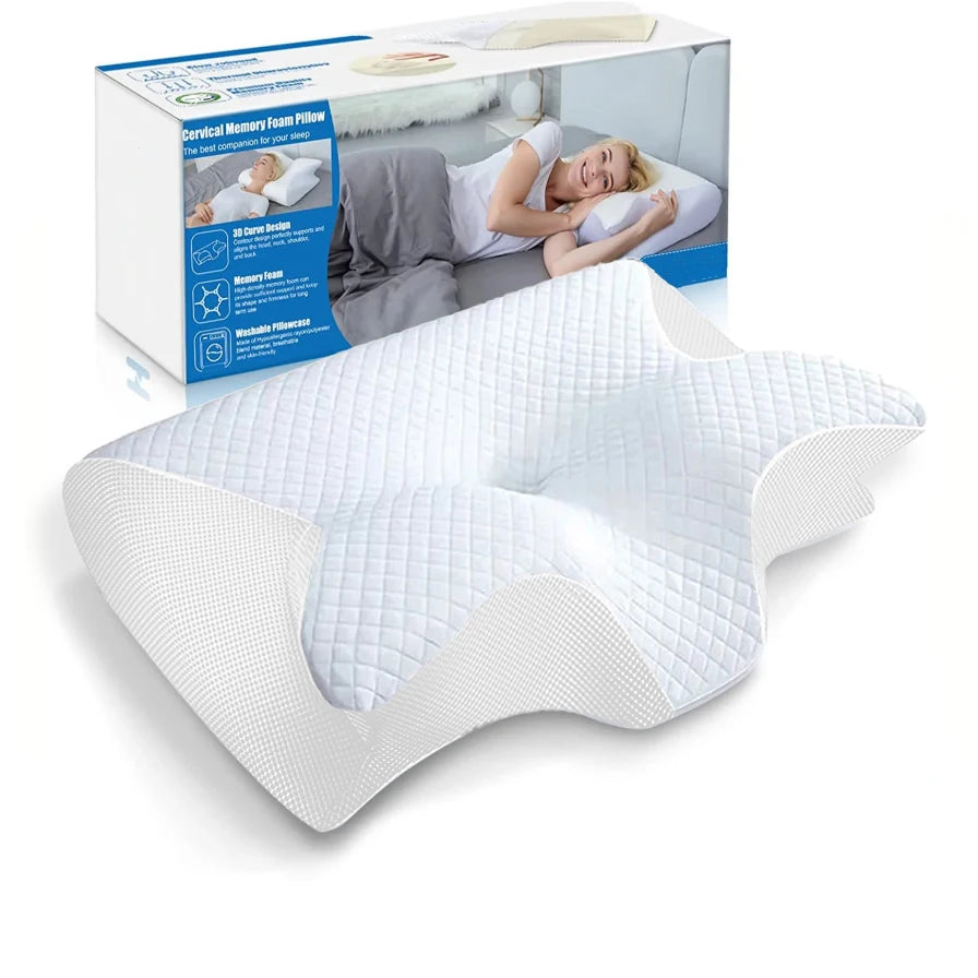 SleepRelief - Ergonomisches Schmetterlings-Memory-Schaumstoff-Kissen