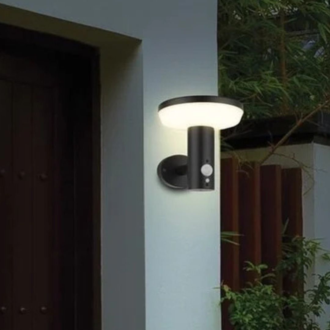 Stelia – Edelstahl Solar-Wandleuchte