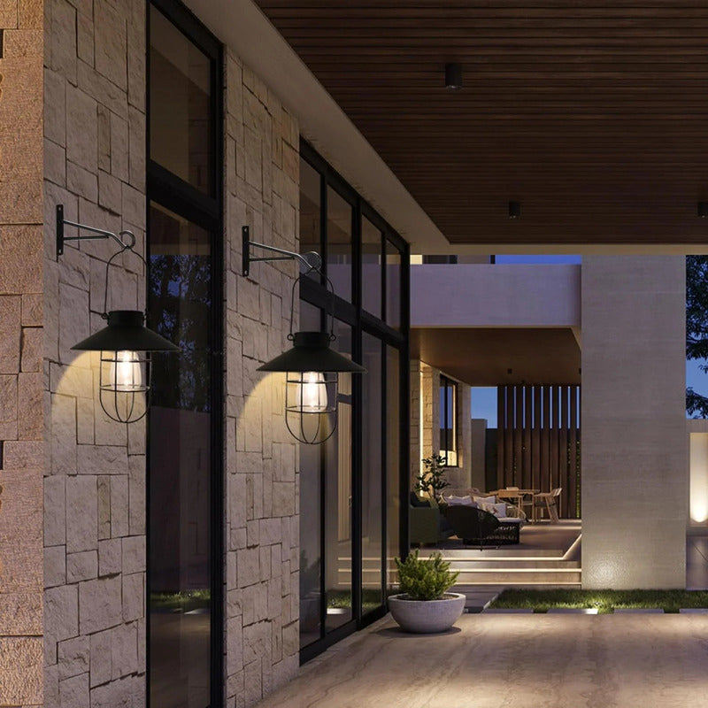 Agnes - Vintage Metall Solar Wandleuchte