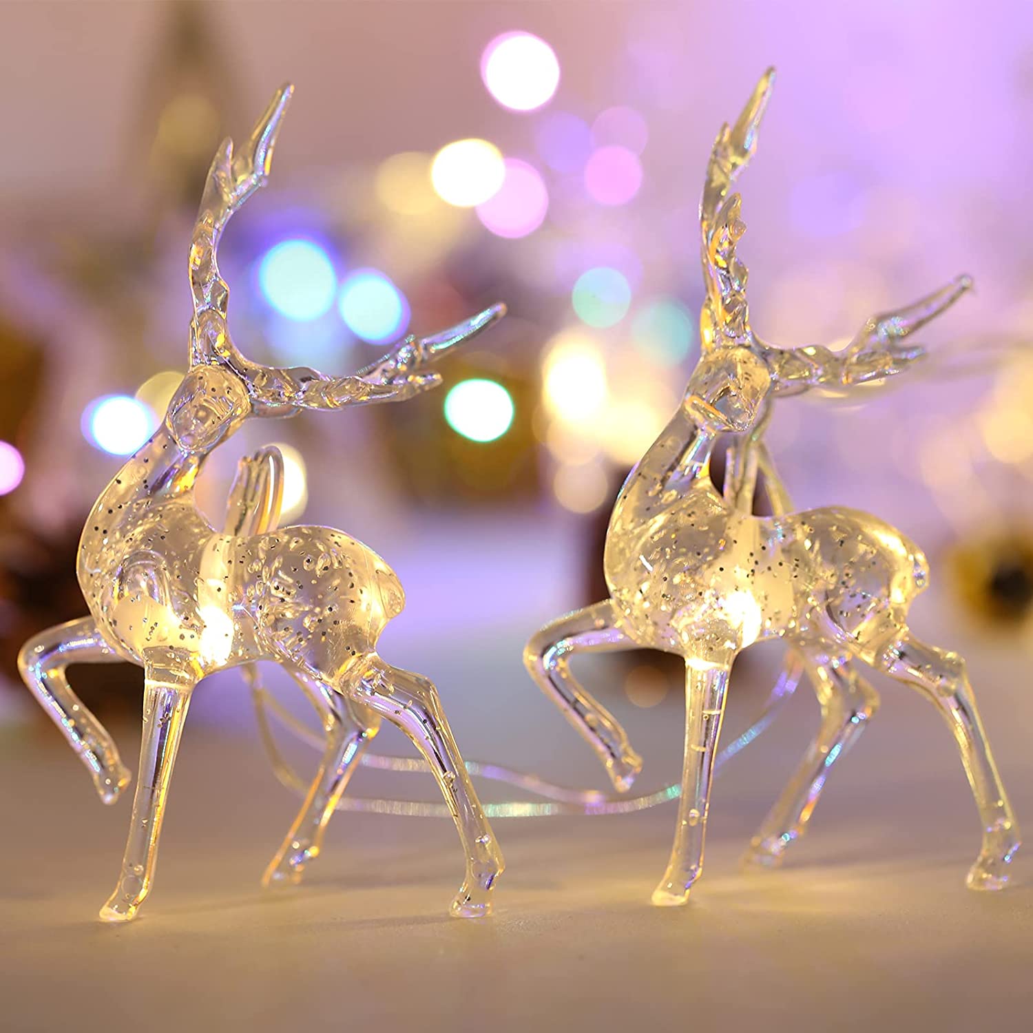 1,5M 10LED božična jelenska lučka