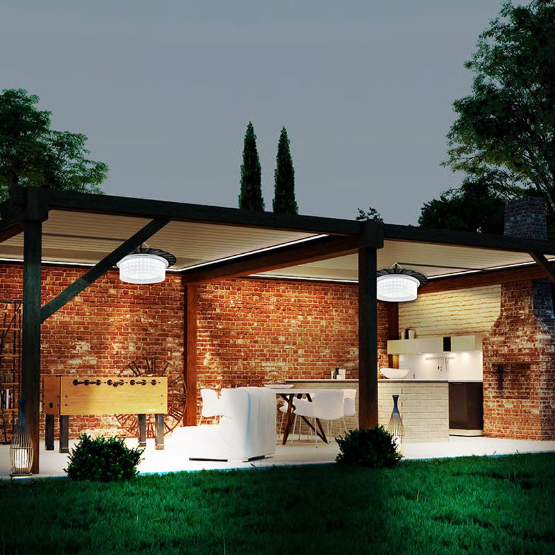 SunRay – Solarlampe für Schuppen & Scheune