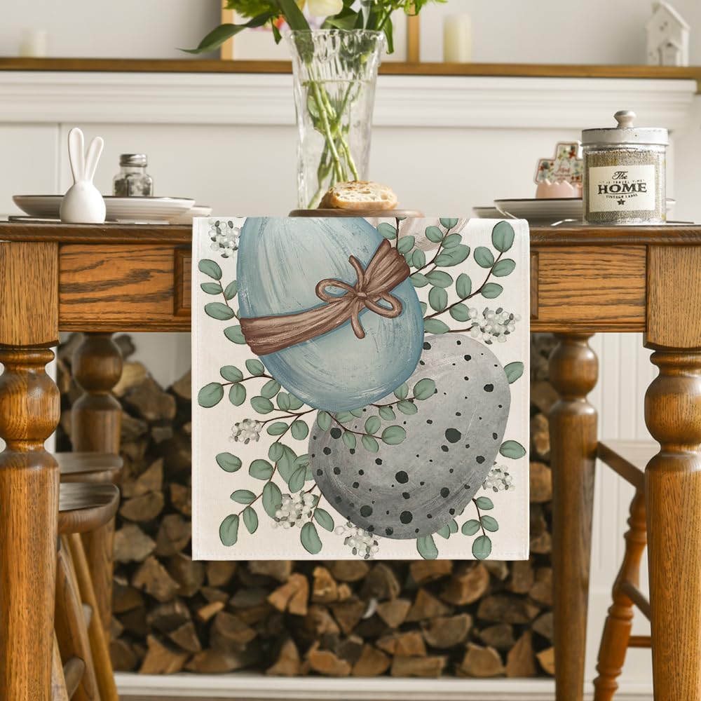 Delica - Oster-Leinentischläufer