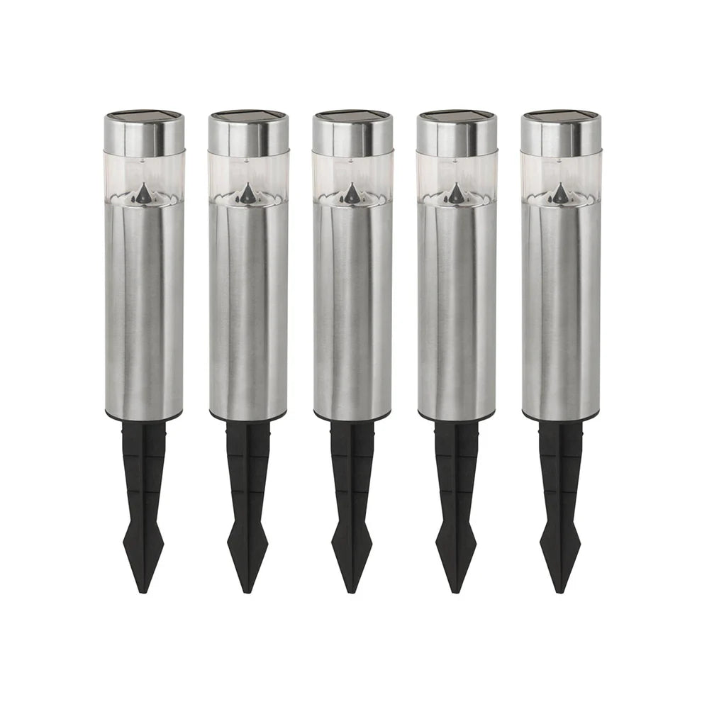 SolarLance – 5-delni set iz nerjavečega jekla vrtnih luči