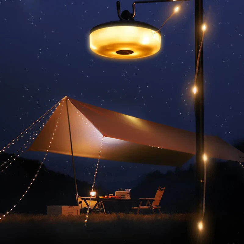 LuminTrail™ - 2-in-1 tragbare Solar-Schnurleuchte