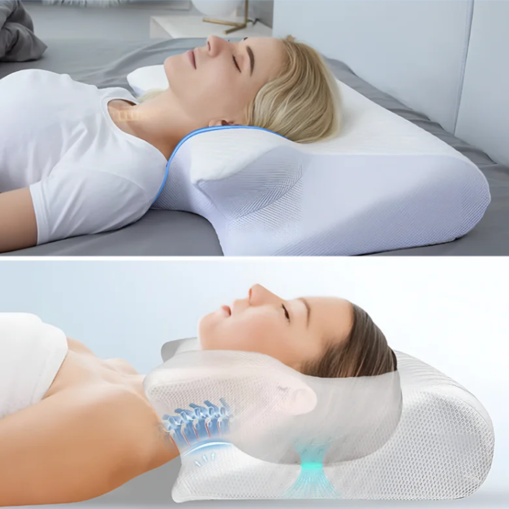 SleepRelief - Ergonomisches Schmetterlings-Memory-Schaumstoff-Kissen