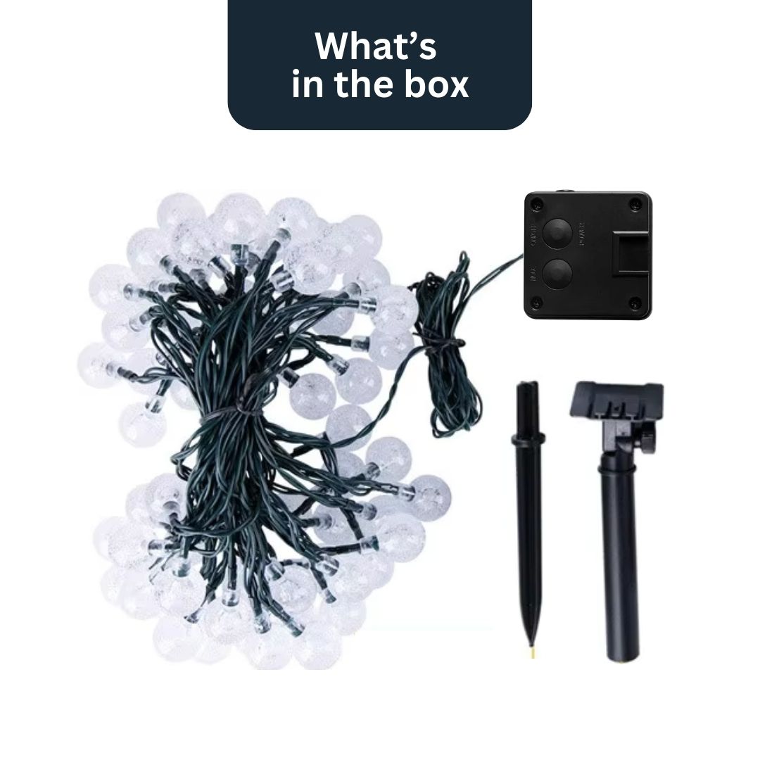 SolarFest™ – 5m–12m LED Lichterkette für Außen mit Solarbetrieb