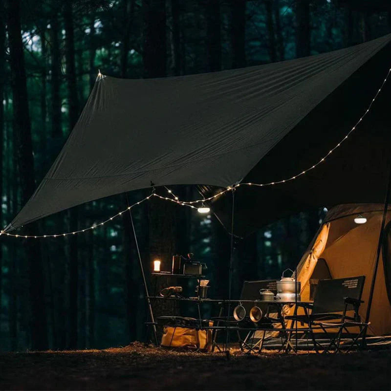 LuminTrail™ - 2-in-1 tragbare Solar-Schnurleuchte
