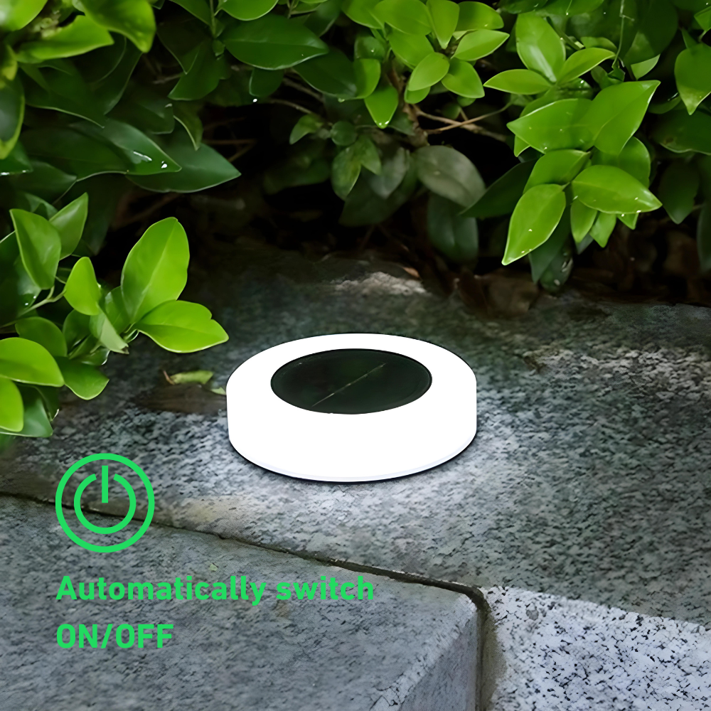 SolarGlow – Flache Solar-Bodenspots mit LED