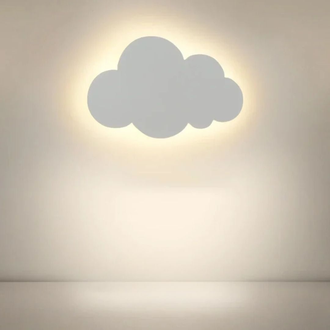 Wolken-Silhouette Wandleuchte