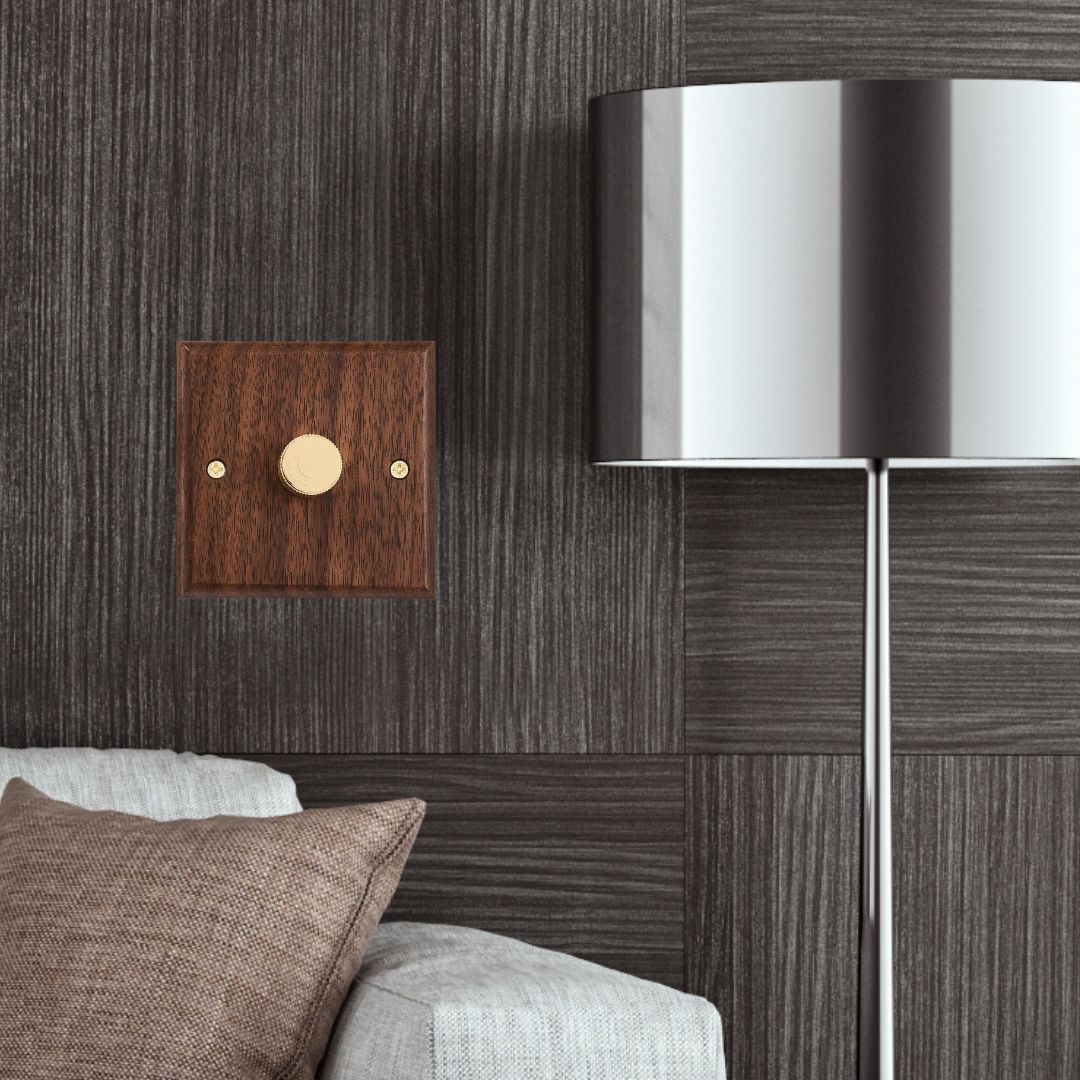 Vintage Holz Dimmschalter