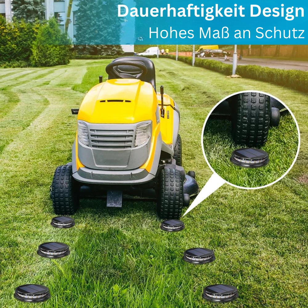 Bunte Solar-Bodenleuchte – Farbwechsel LED Gartenlicht für Außenbereich