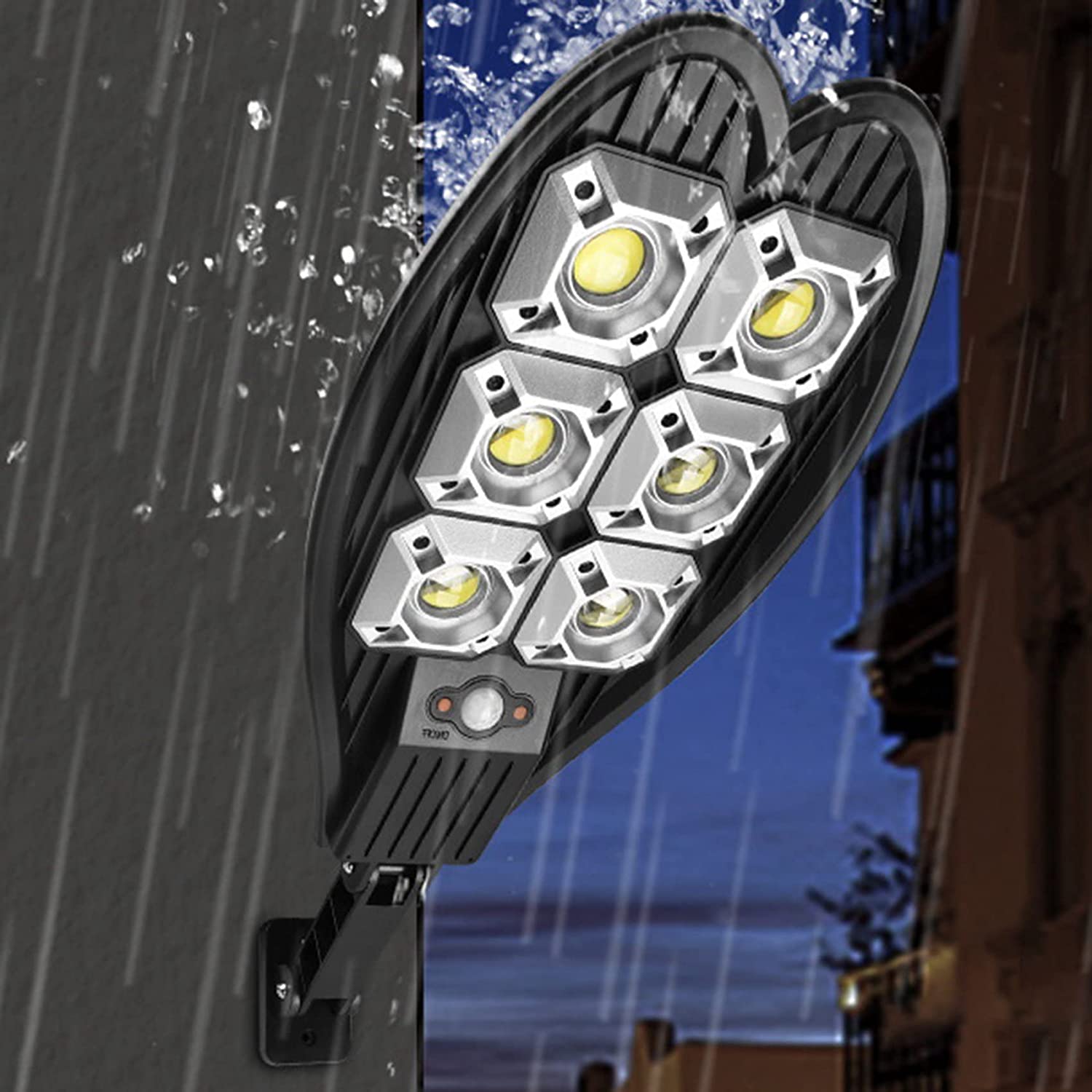 DragonSolarMEGA™ 900W Solar-LED ulična svetilka – izjemno svetla zunanja svetilka s senzorjem gibanja