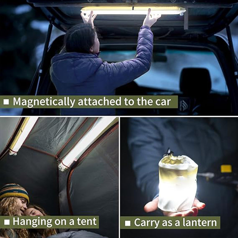 LumaTrek – Faltbare Solar-LED-Abenteuertaschenlampe