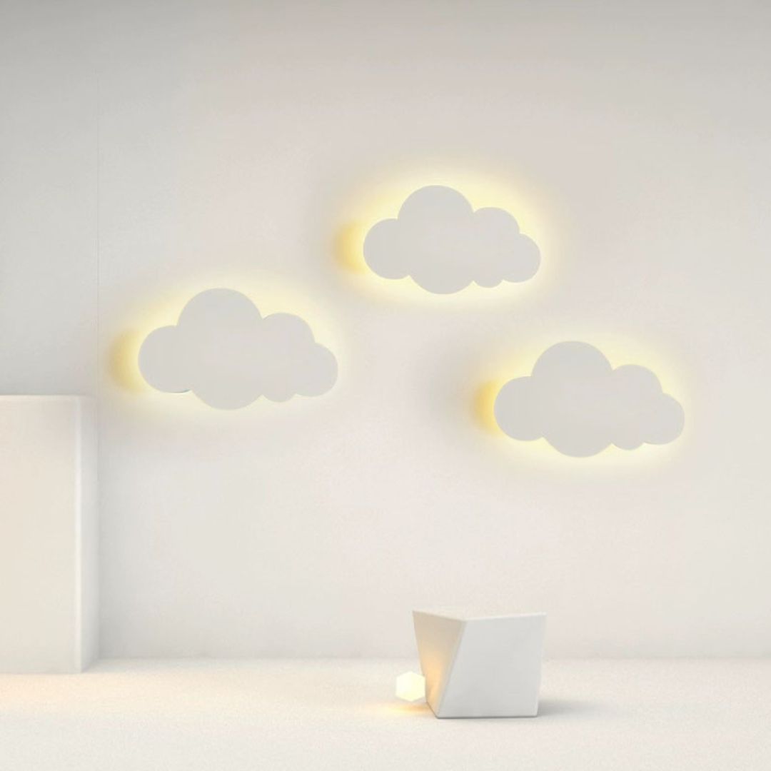 Wolken-Silhouette Wandleuchte