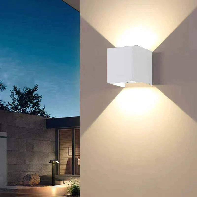 KubiskStil – Zeitgemäße wasserdichte LED-Wandleuchte