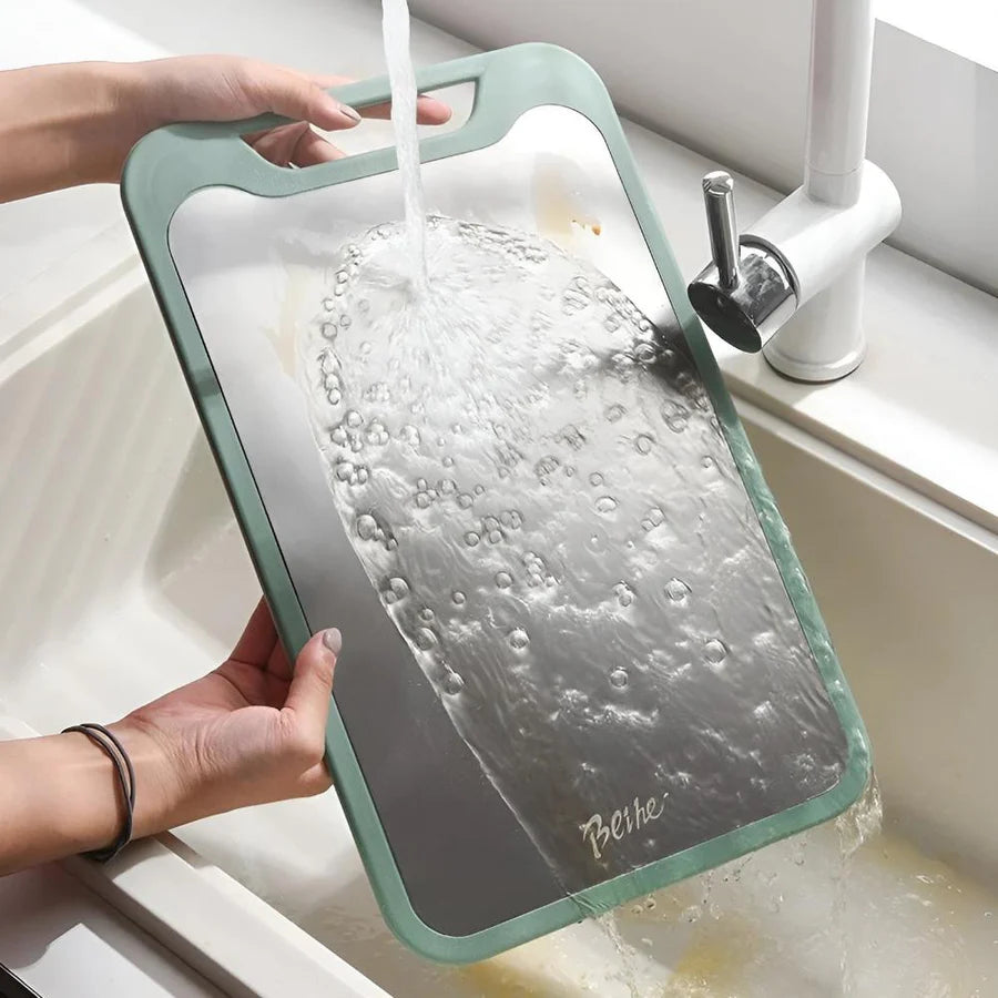 DoppelSeite nerjaveče jeklo rezalna deska