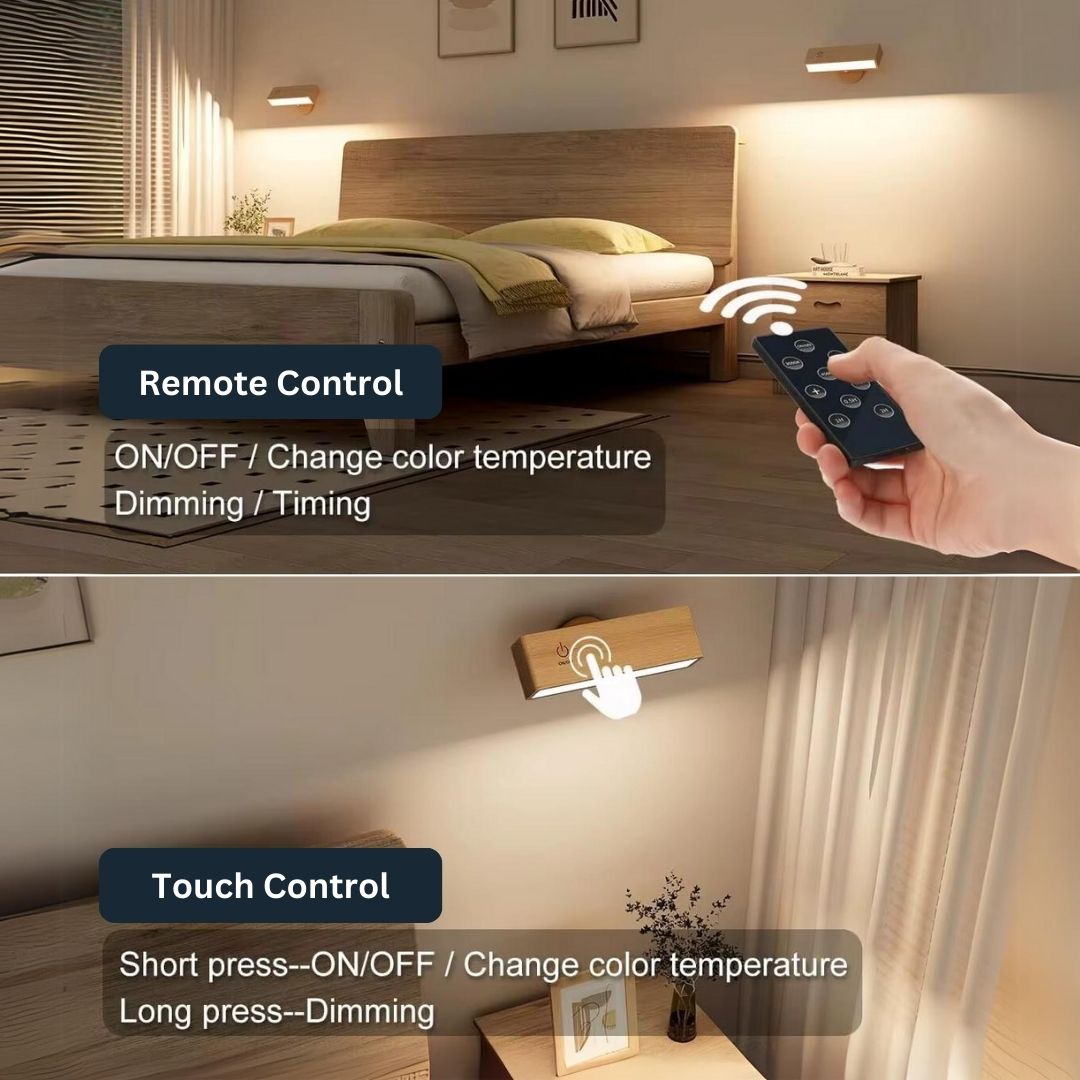 Wiederaufladbare 360° LED-Lampe