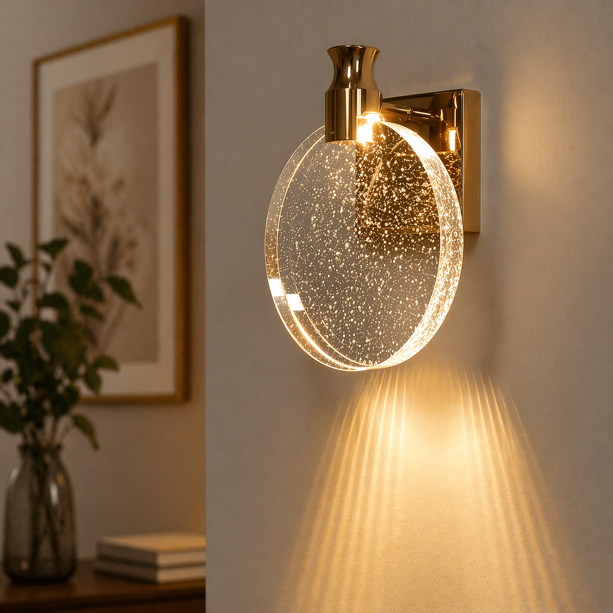 GoldenCircle™ – Premium Wandlampe