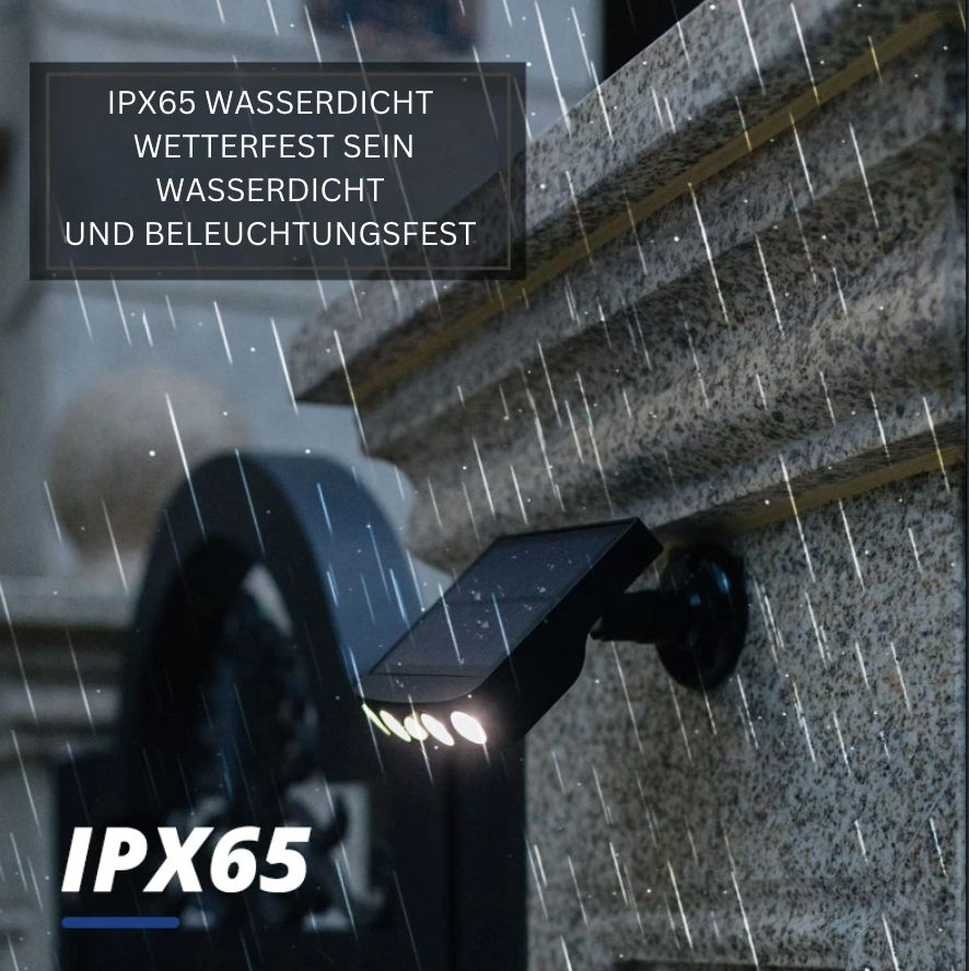 GuardSolar™ – Solar-Sicherheitsstrahler mit Bewegungsmelder und Weitwinkel