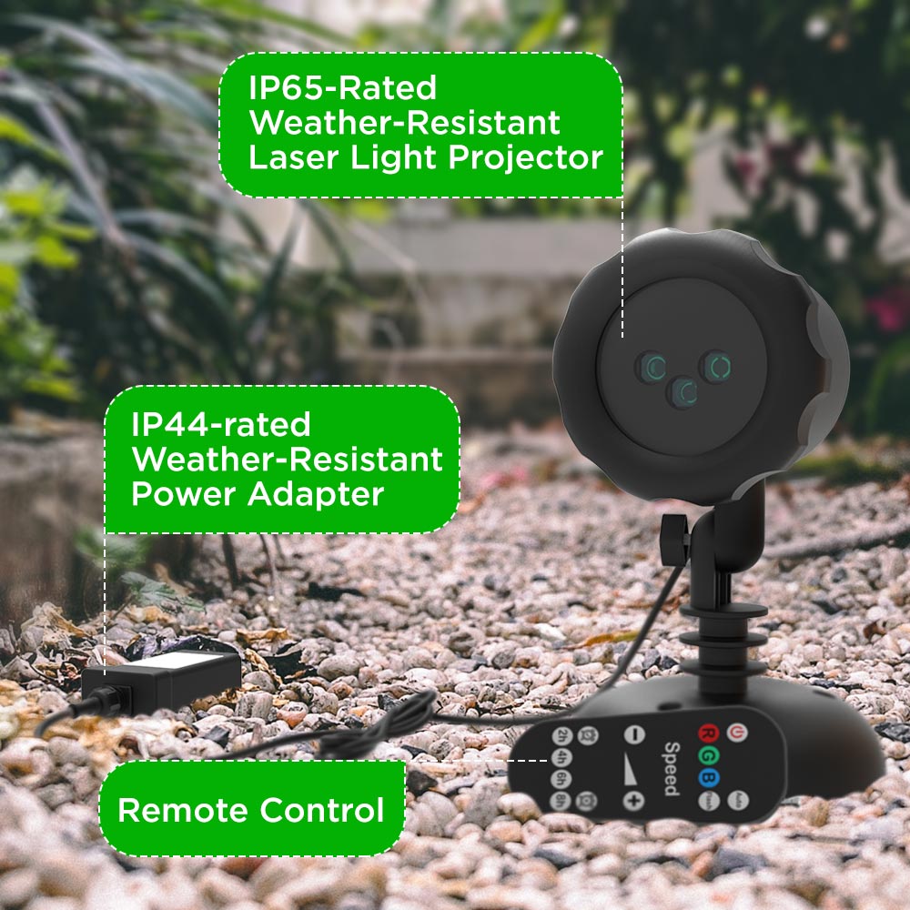 Festivna laserska svetloba