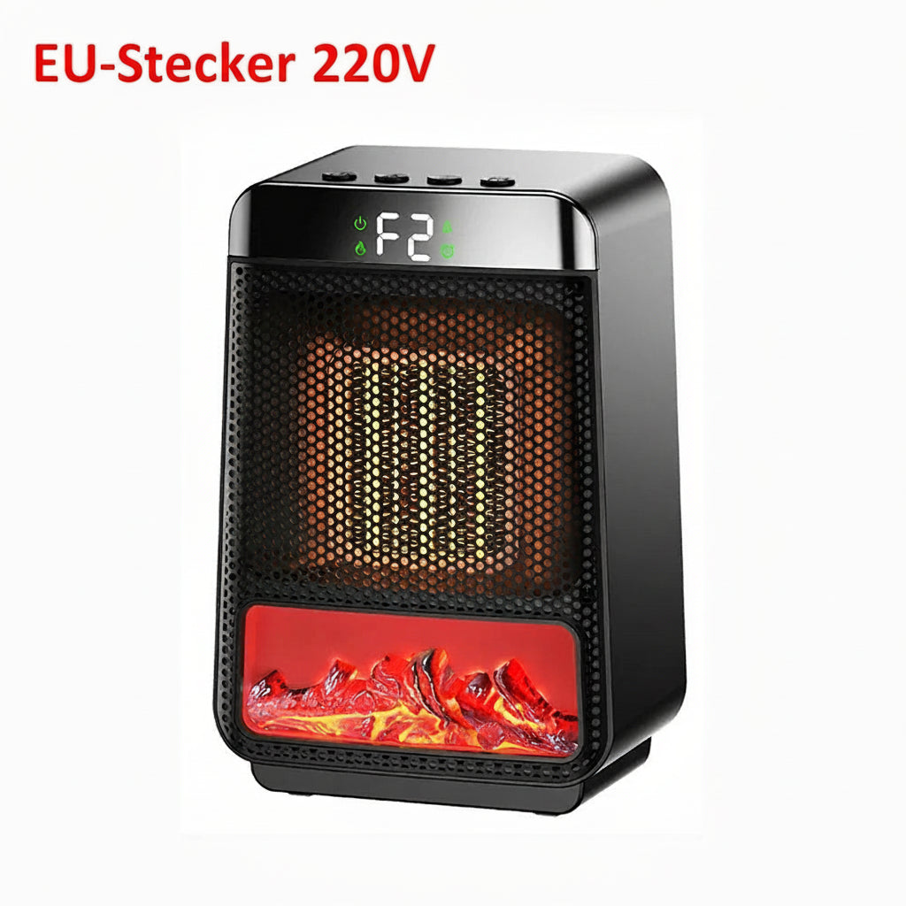 Tragbarer energieeffizienter Steckdosen-Heizlüfter