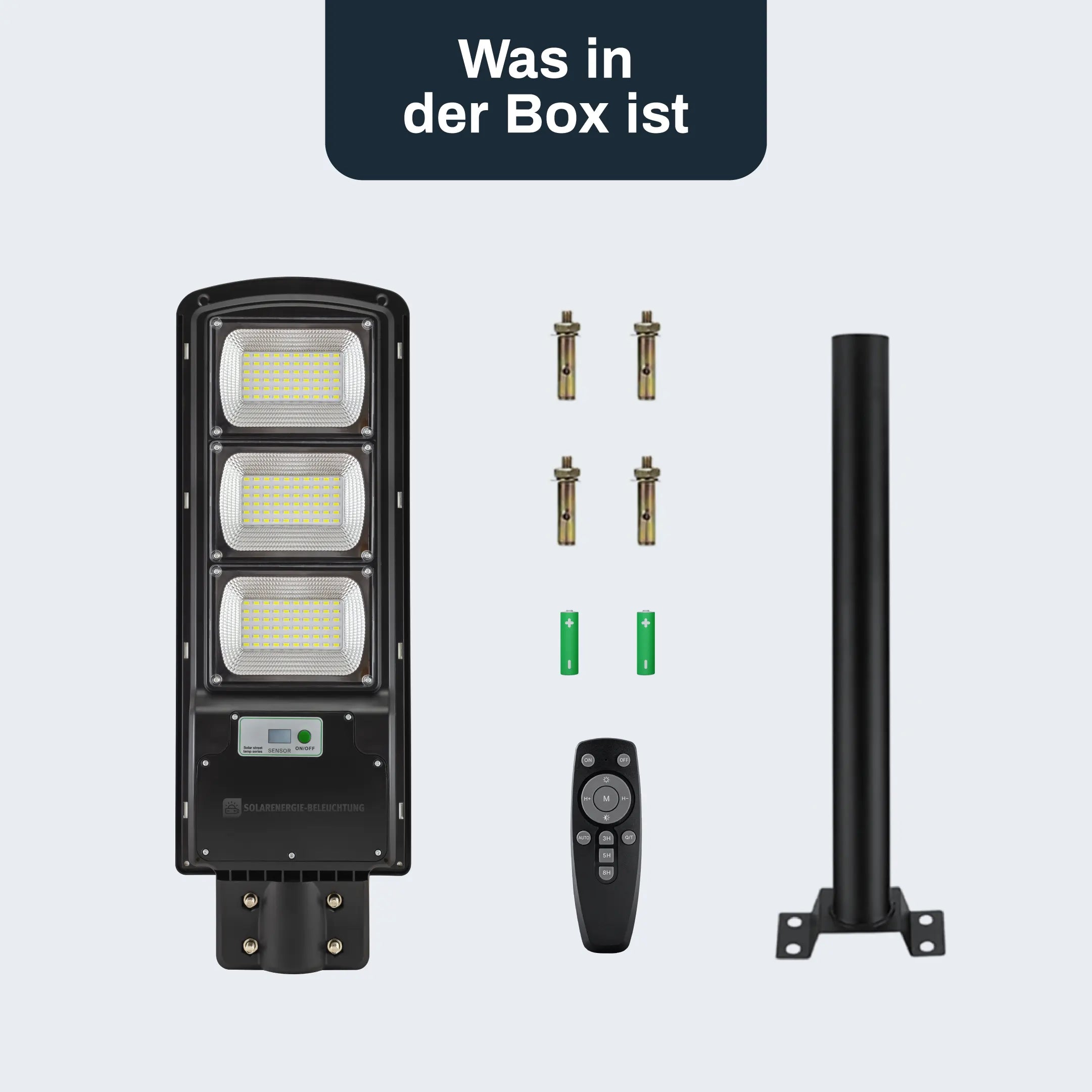 IlluminateSolarMega- 375W/6500 Lumen Lampa solarna uliczna