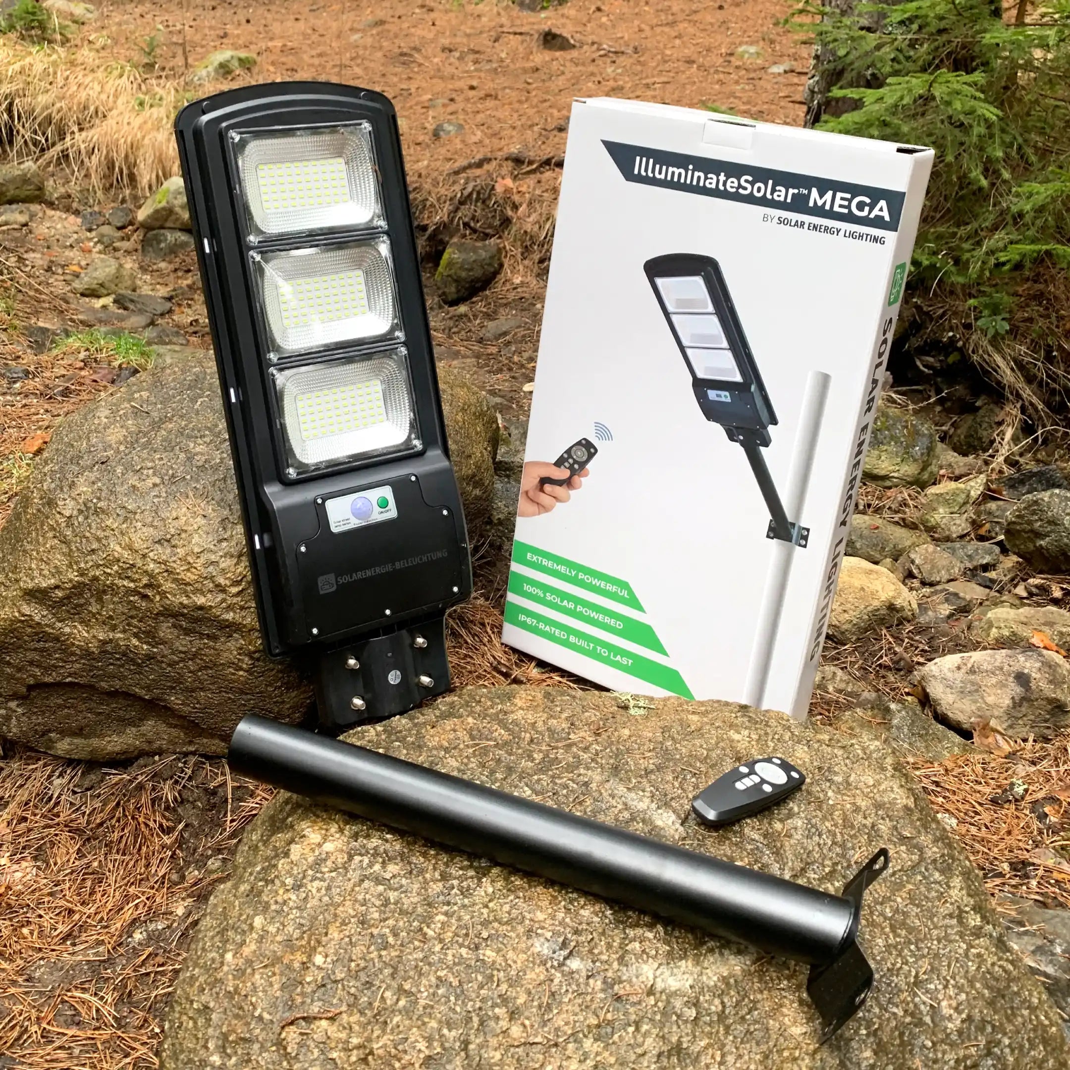 IlluminateSolarMega- 375W/6500 Lumen Lampa solarna uliczna