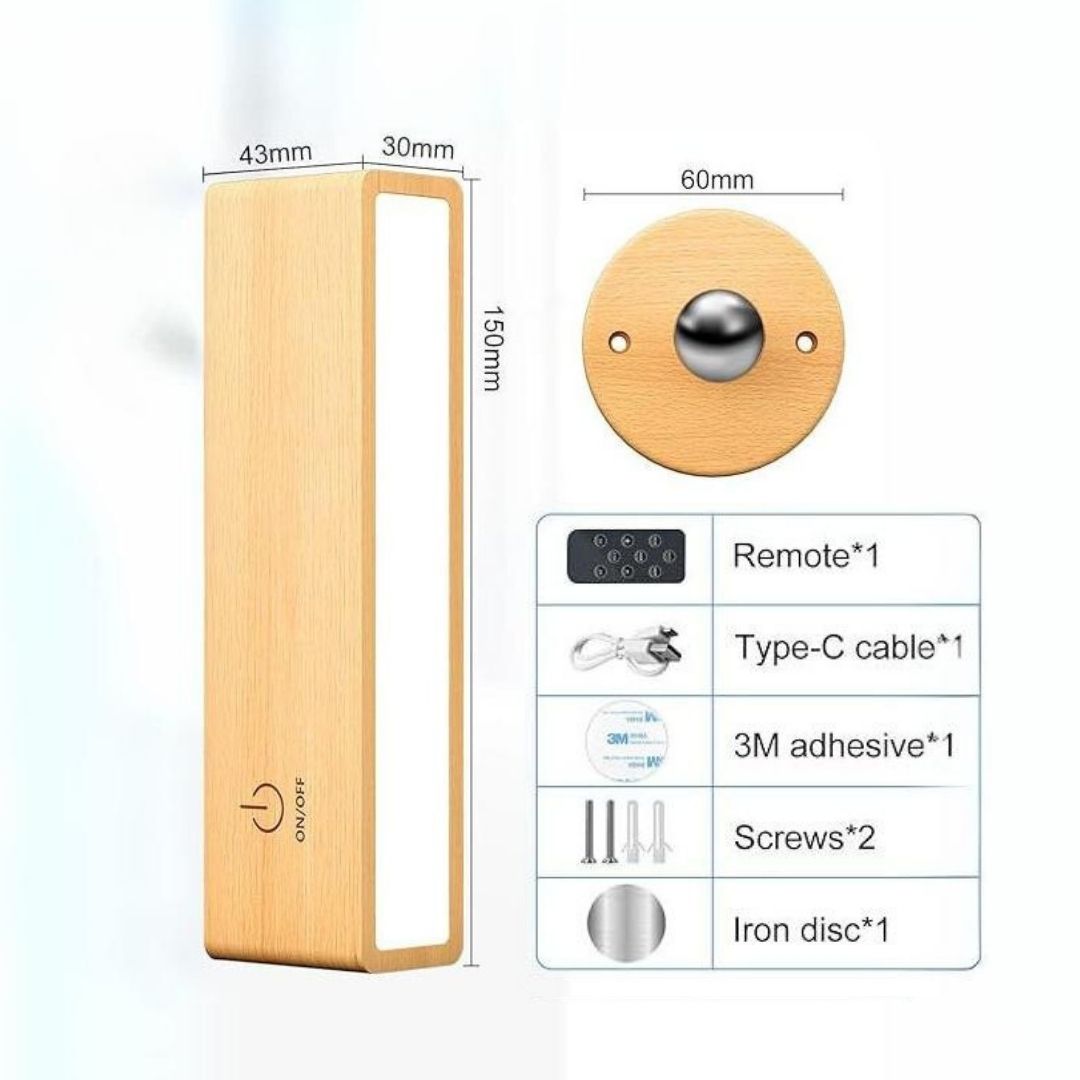 Wiederaufladbare 360° LED-Lampe