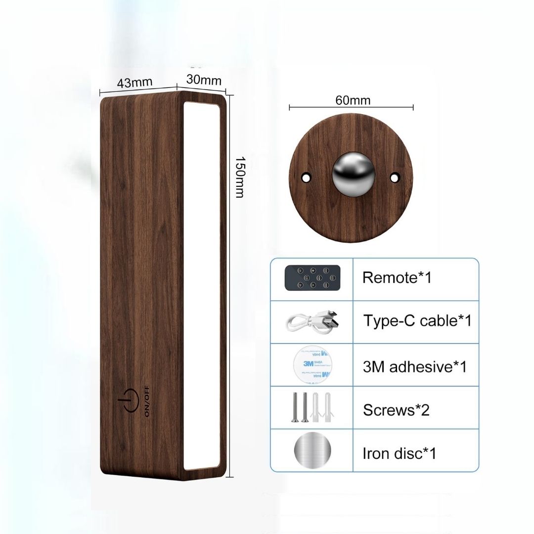 Wiederaufladbare 360° LED-Lampe