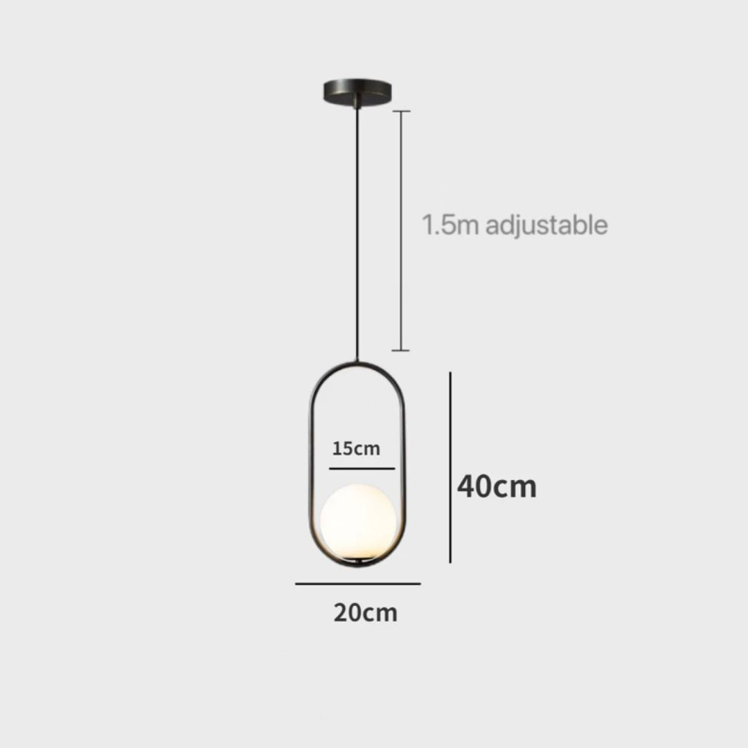 Elara - Luksuzna viseča svetilka