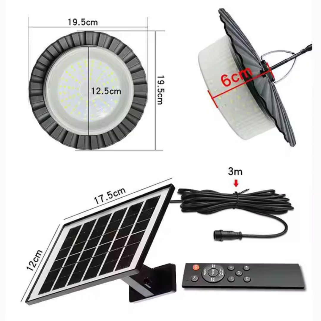 SunRay – Solarlampe für Schuppen & Scheune