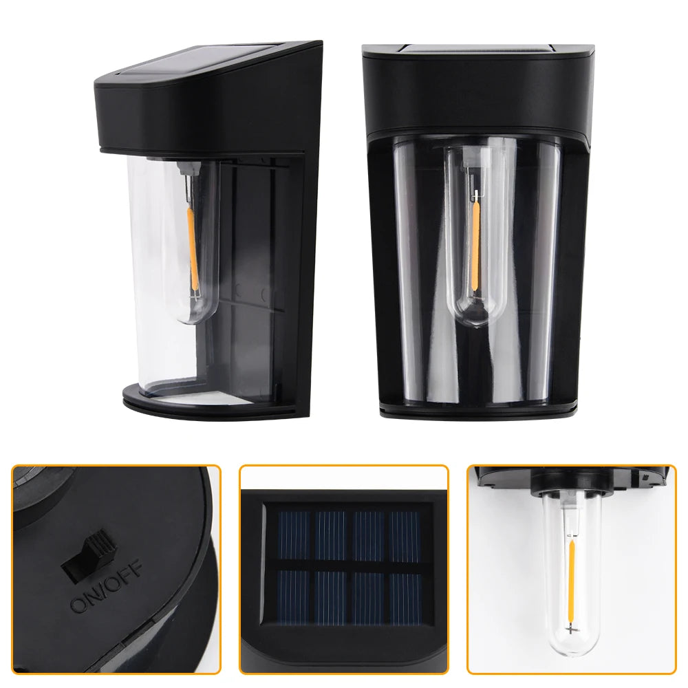 DreamScape™ - Elegante Mini-Solar-Wandleuchte